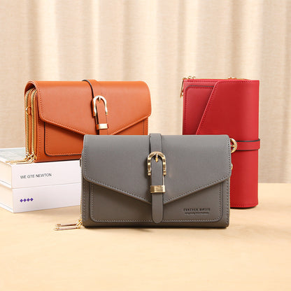 Women's Mobile Korean Large Capacity Mid-length Clutch Phone Bags