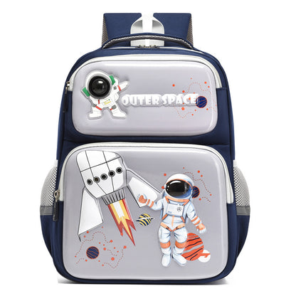 Sacs d'école maternelle à coque rigide en trois dimensions Rocket Spaceman Unicorn