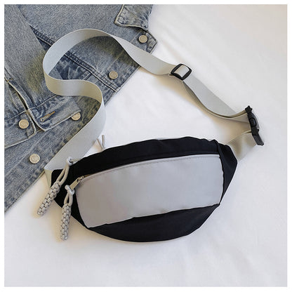 Style Large Capacity Female College Simple Waist Packs