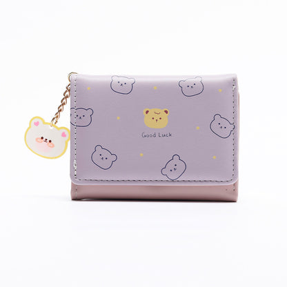 Women's Korean Short Female Fashion Cartoon Purses