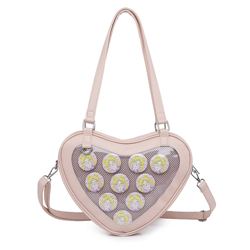 Style Uniform Lolita Heart-shaped Cartoon Bar Bags