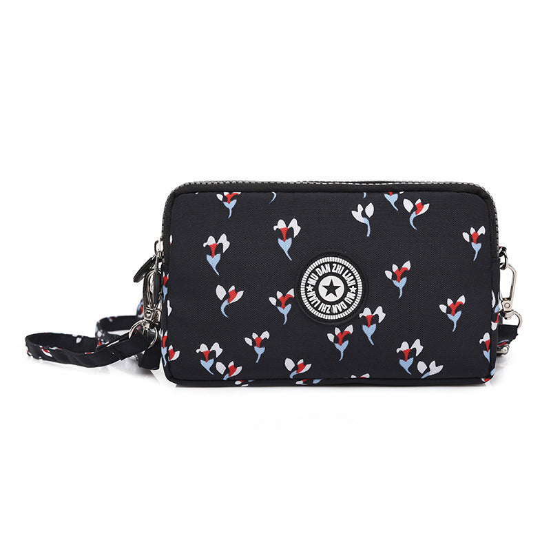 Mini-pochette polyvalente en toile pour femme