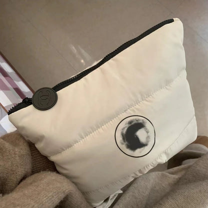 Sacs à main en coton duvet de style classique pour femmes