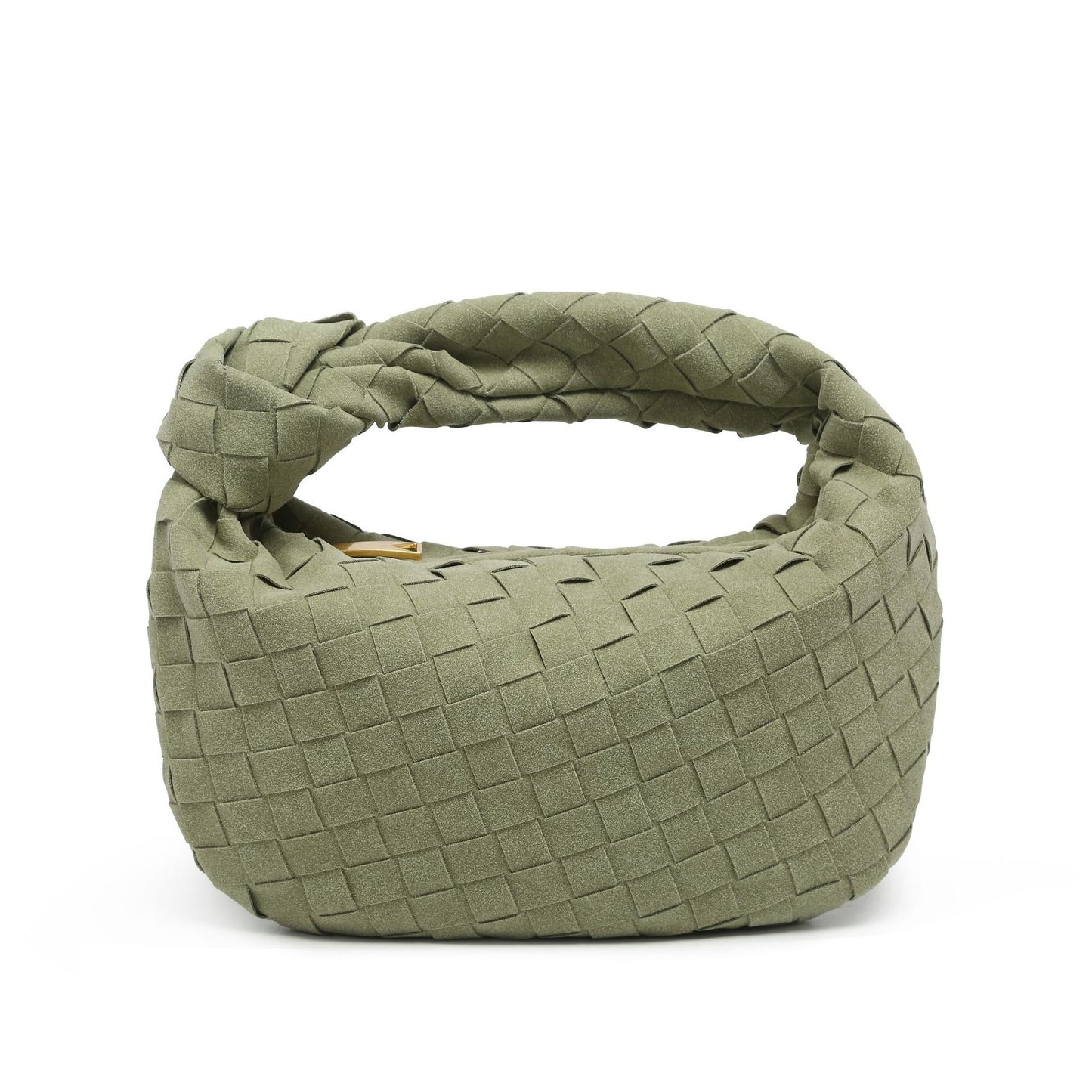 Frosted Handmade Woven Knotted Dumpling Advanced Handbags