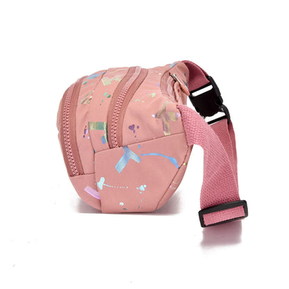 Cloth Multilayer Fashion Bronzing Bright Leather Waist Packs