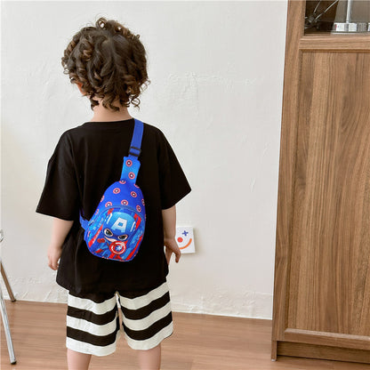 Children's Korean Style Cartoon Cute Boys Small Children's Shoulder Bags