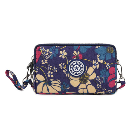 Mini-pochette polyvalente en toile pour femme