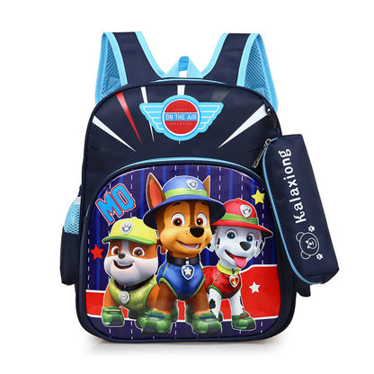 Sacs d'école maternelle de niveau Paw Patrol avec impression de dessins animés pour enfants