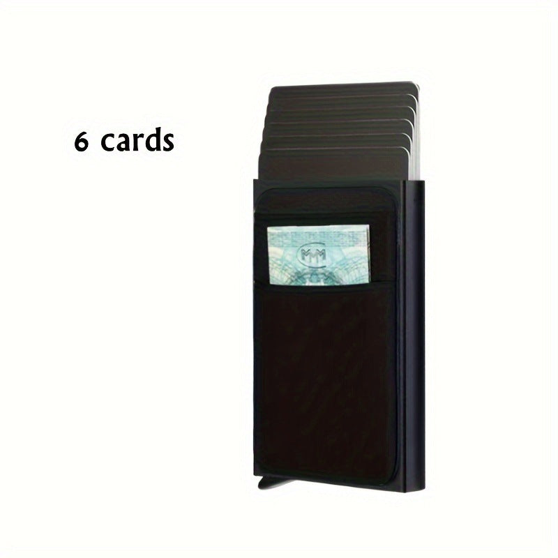 Alloy Automatic Pop-up Business Swiping Metal Card Holder