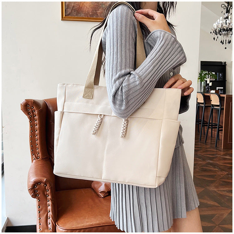 Women's Fashionable Large Capacity Canvas Trendy Shoulder Bags