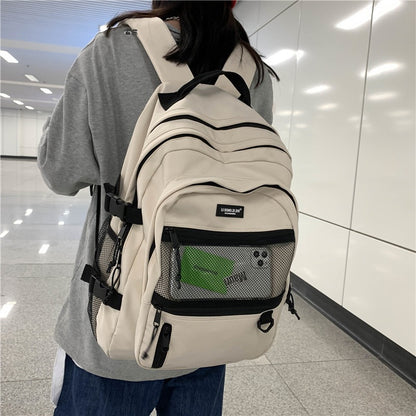 Women's Style Trendy Cool Retro Korean High Backpacks