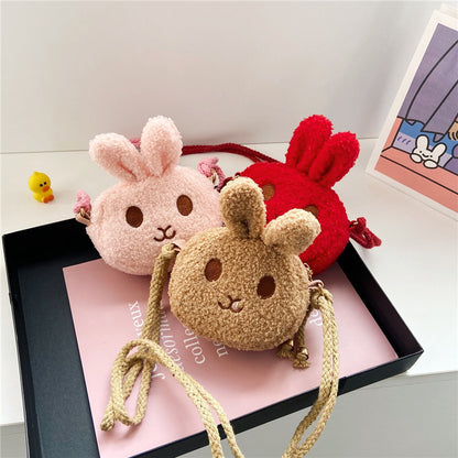 Children's Small Fashion Princess Accessory Cute Plush Children's Shoulder Bags