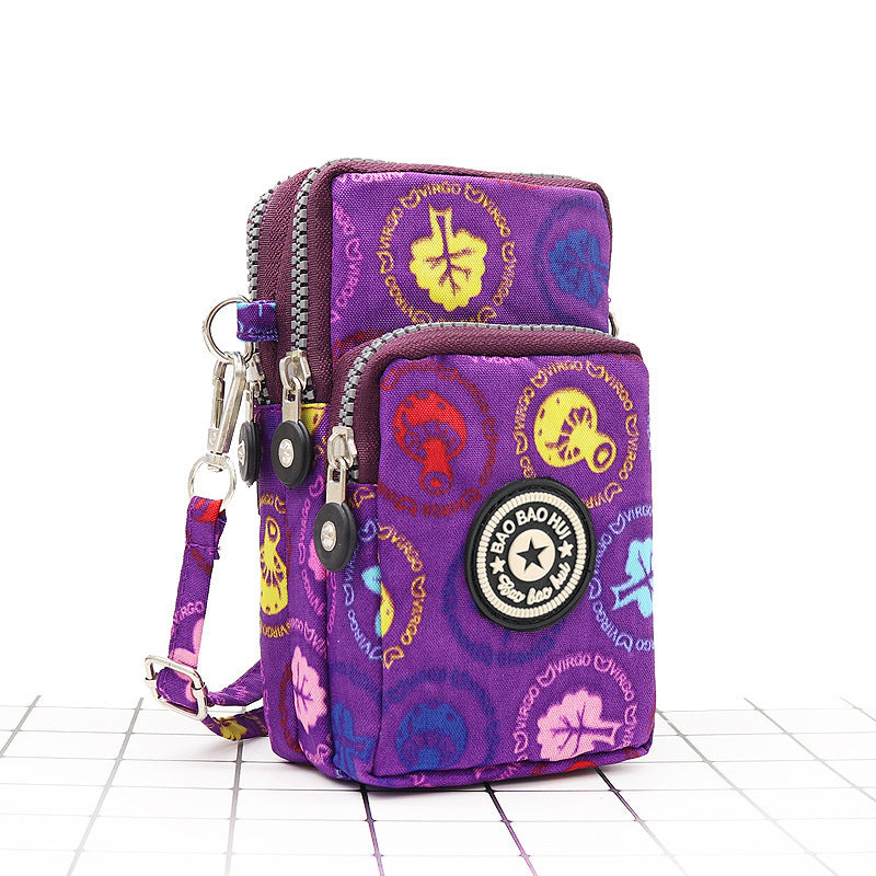 Korean Style Mobile Female Fabric Halter Phone Bags