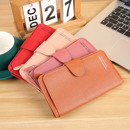 New Long Soft Mobile Hand-held Fashion Ladies Wallets