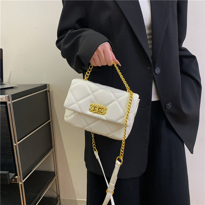 Women's Rhombic Chain Embroidery Thread Fashion Today Bags