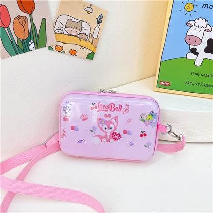 Children's Cartoon Small Korean Style Box Mobile Children's Shoulder Bags