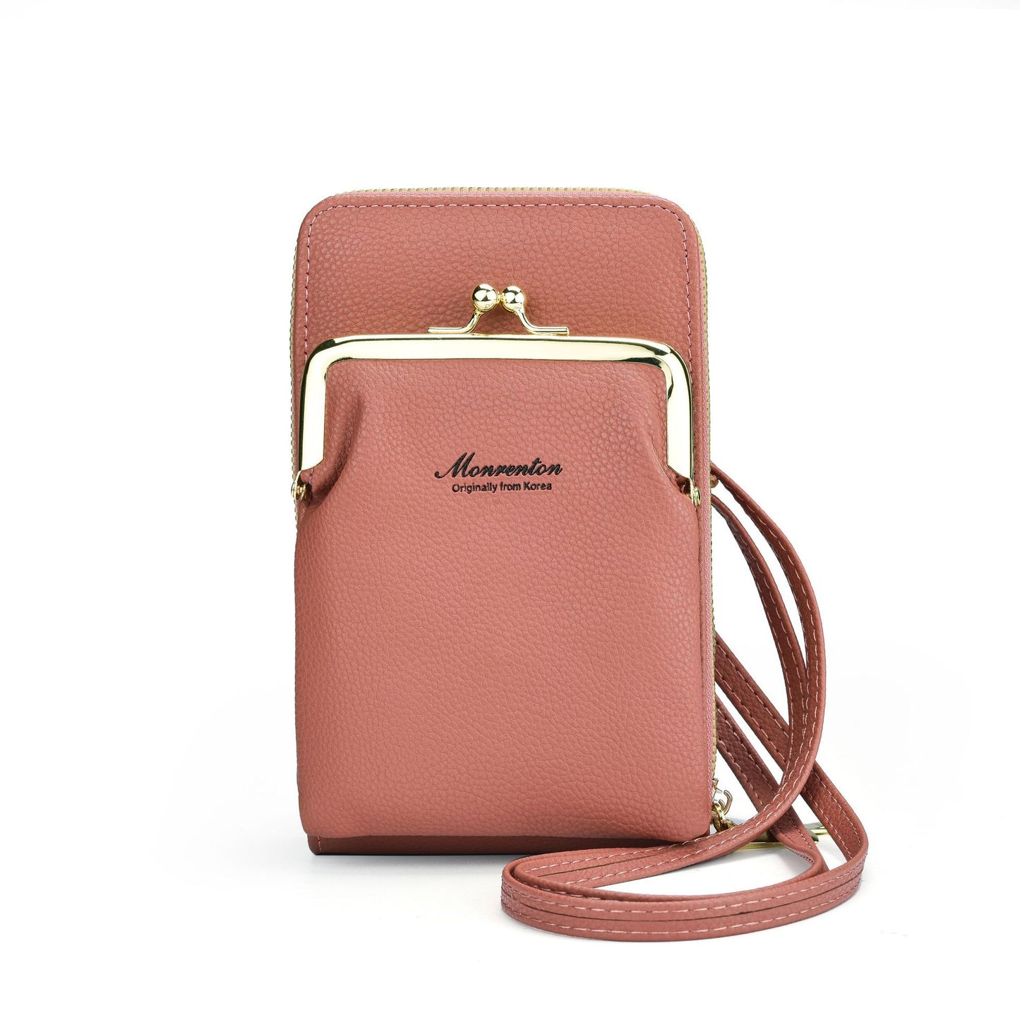 Female Simple Korean Style Double Zipper Ladies Wallets