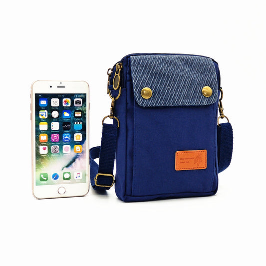 Women's Classy Online Store Canvas Simple Phone Bags