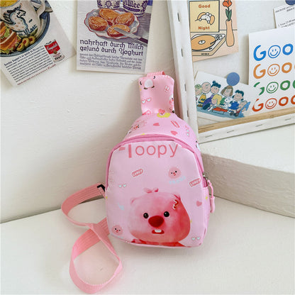 Sacs banane pour enfants, mignons, imprimés, anime, simples et tendance