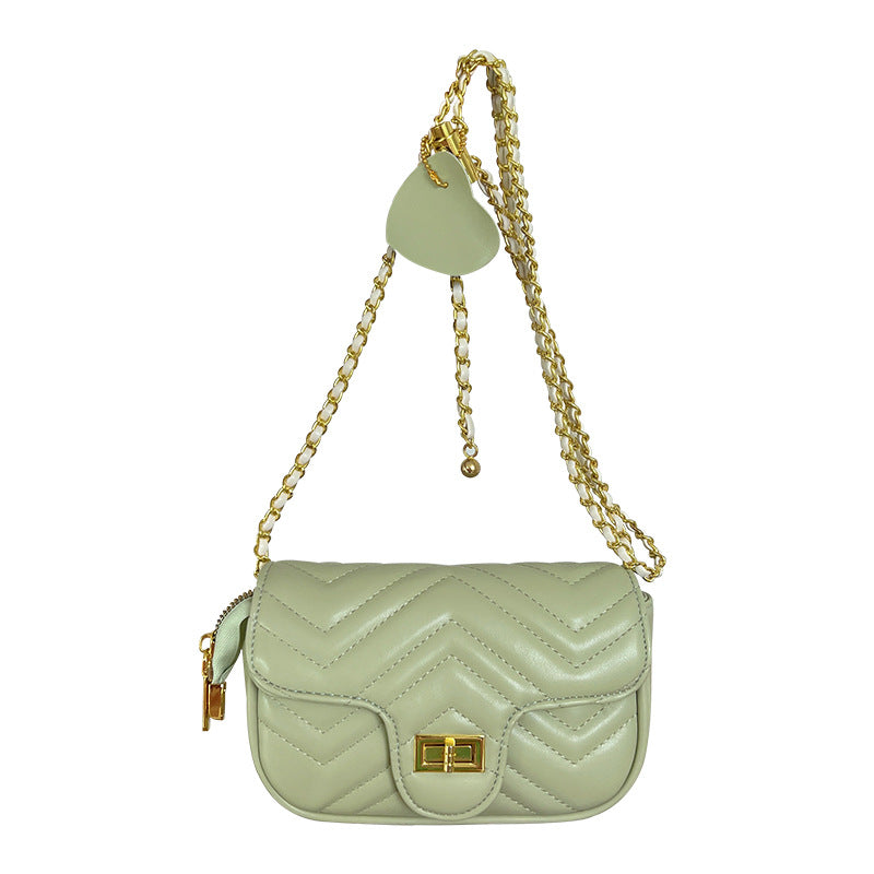 Women's Summer Fashion Rhombus Chain Classic Style Small Square Bags