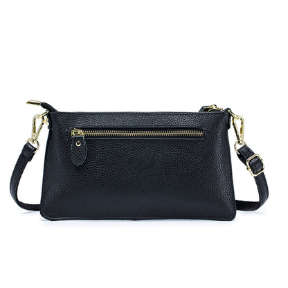 Women's Leather Female Genuine Clutch Soft Versatile Bags