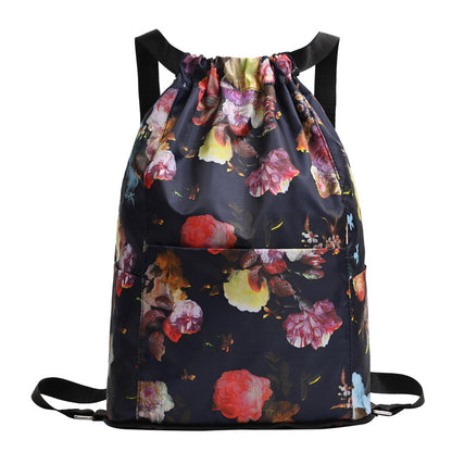 Capacity Drawstring Fashion Lightweight Leisure Waterproof Backpacks