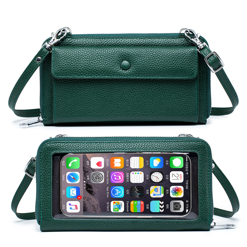 Women's Touch Screen Transparent Mobile Mini Bags