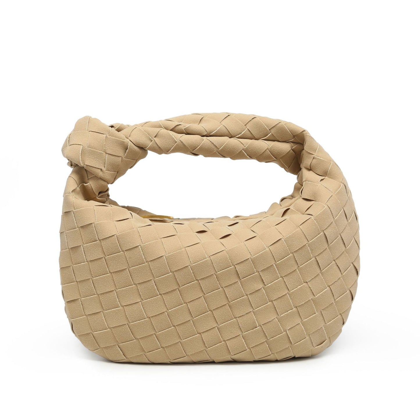 Frosted Handmade Woven Knotted Dumpling Advanced Handbags