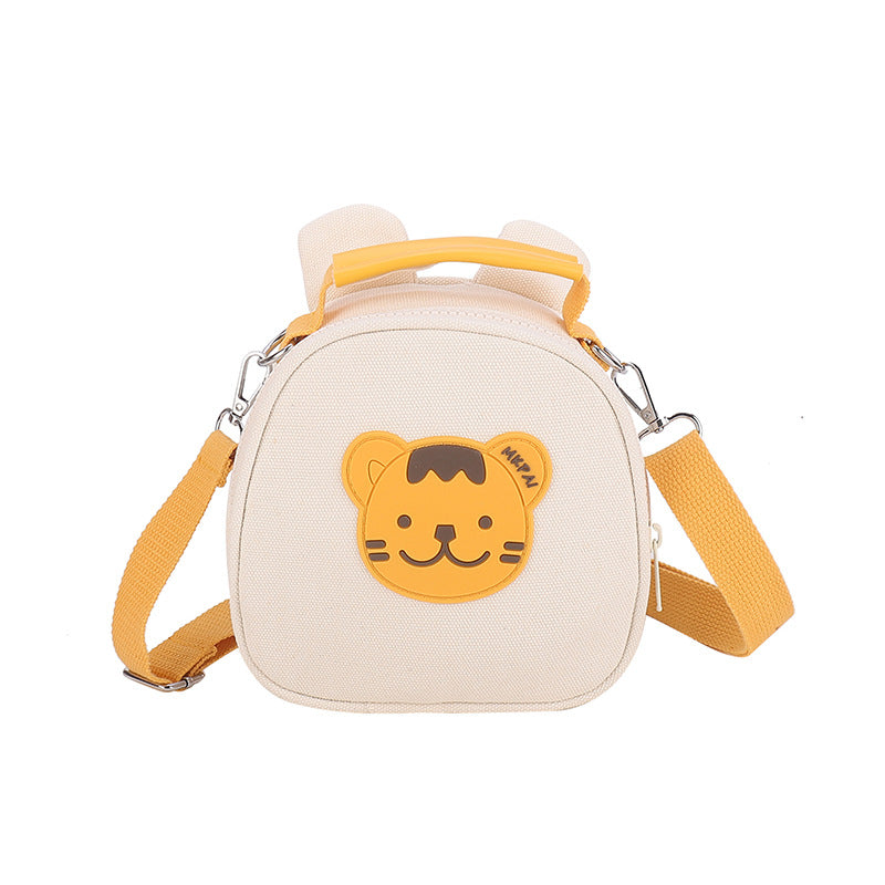 Sacs à bandoulière polyvalents pour enfants avec motif d'ours mignon et contraste de couleurs