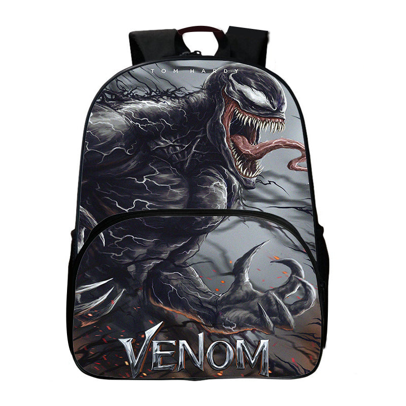 Sacs d'école polyvalents pour élèves de l'école primaire Marvel Venom avec impression Hero Avengers