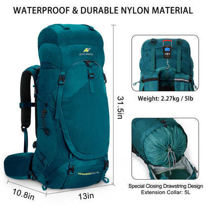 Women's & Men's & Water Large Capacity Hiking Camping Mountaineering Backpacks