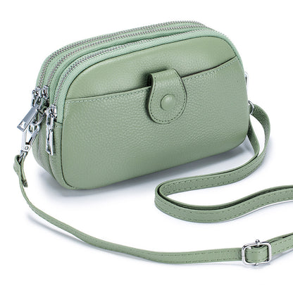 Women's Leather Small Large Capacity Fashion Mobile Crossbody Bags