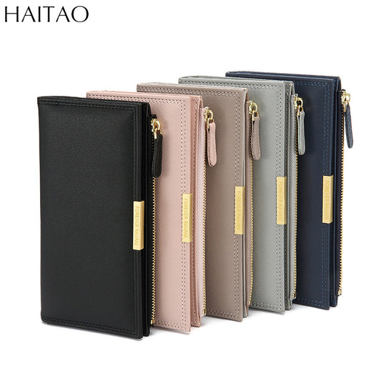 Women's Beautiful Korean Simple Clutch Long Ladies Wallets