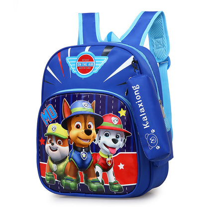 Sacs d'école maternelle de niveau Paw Patrol avec impression de dessins animés pour enfants