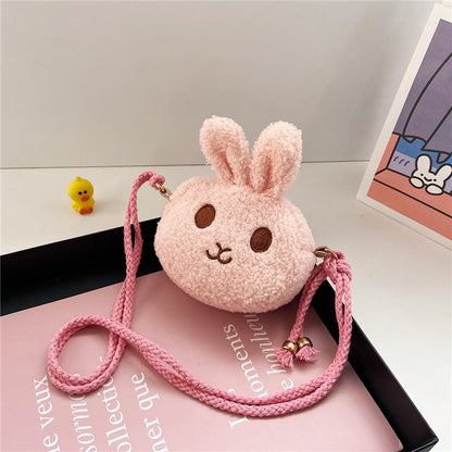 Children's Small Fashion Princess Accessory Cute Plush Children's Shoulder Bags