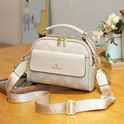 Women's Wide Strap Small Square Fashion Crossbody Bags