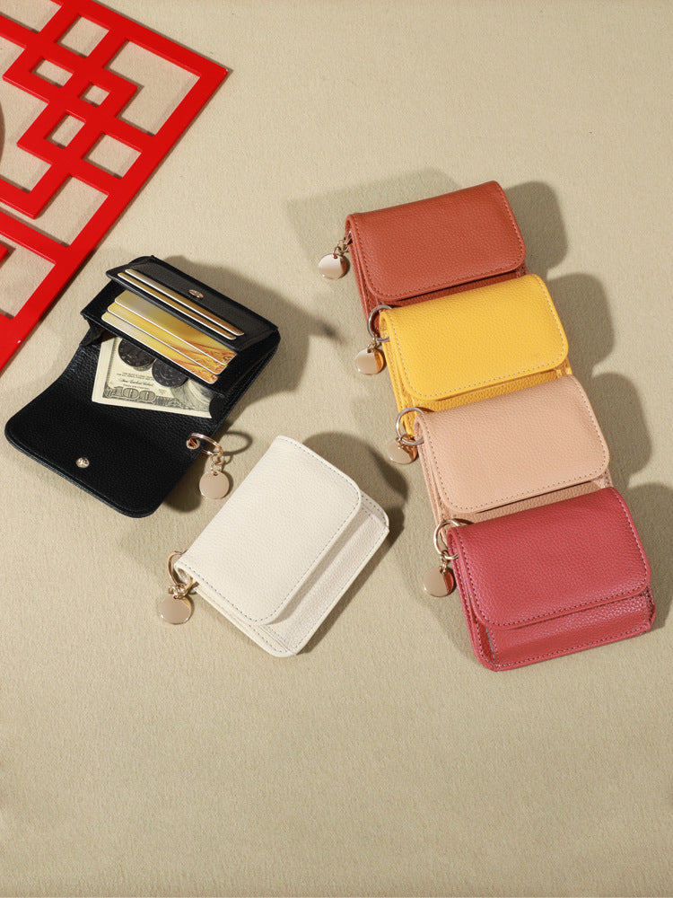 Women's Korean Style Solid Color Simple Ladies Wallets