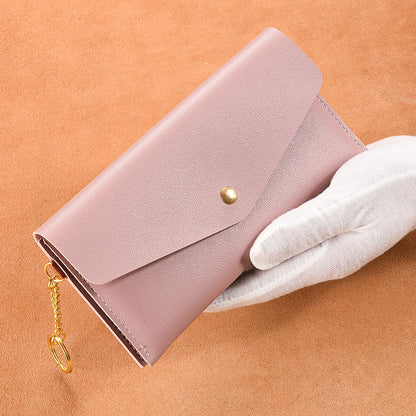 Women's Long Thin Clutch Simple Fashion Large Capacity Soft Ladies Wallets