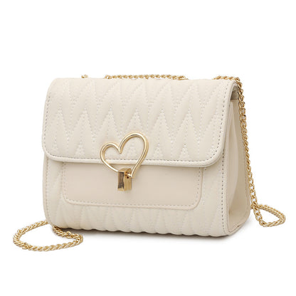 Women's Stylish Tide Summer White Chain Bags