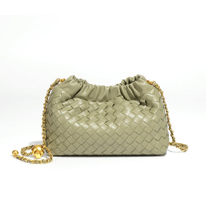 Women's Cloud Fashion Golden Ball Hand-woven Classic Crossbody Bags