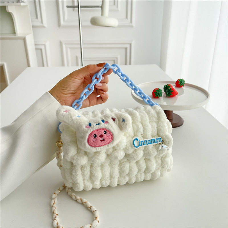 Doll Hand-woven Material Wool Self-made For Crossbody Bags