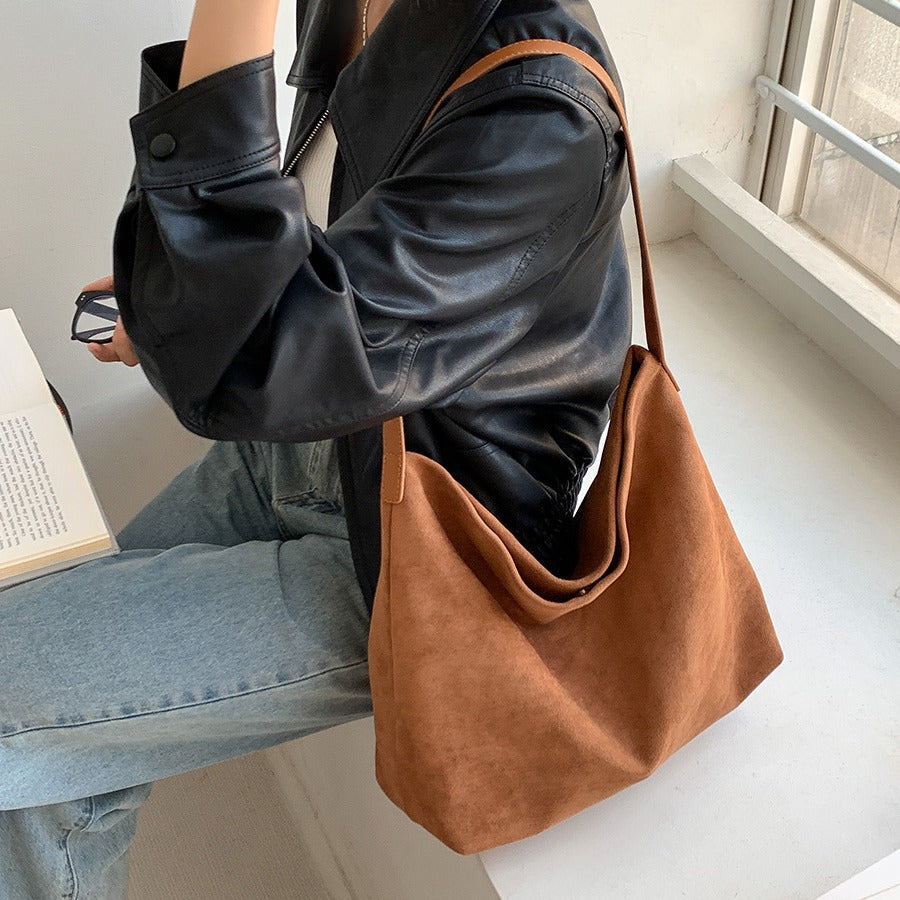 Women's Suede Underarm Large Capacity Autumn High-grade Shoulder Bags