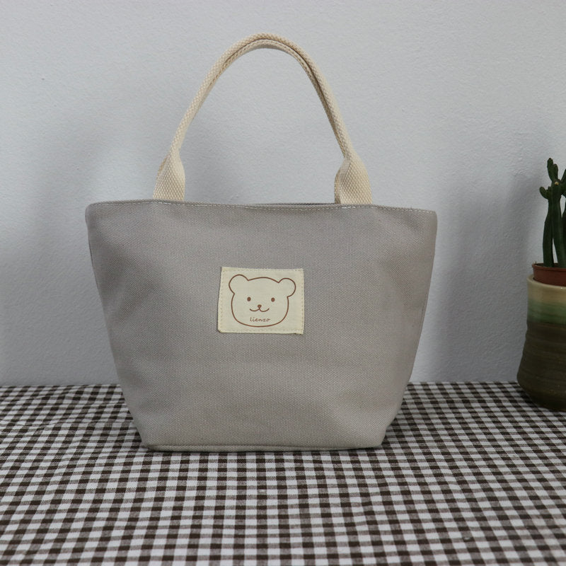 Women's Box Cute Bear Cloth Label Mom Handbags