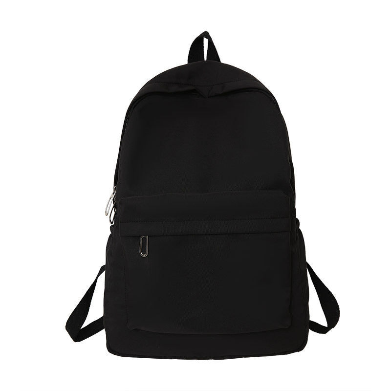 Capacity Fashionable Korean Style Solid Color Backpacks