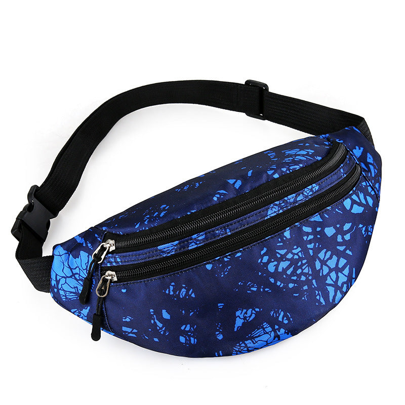 Women's Nylon Close-fitting Mobile Summer Fashion Camouflage Waist Packs