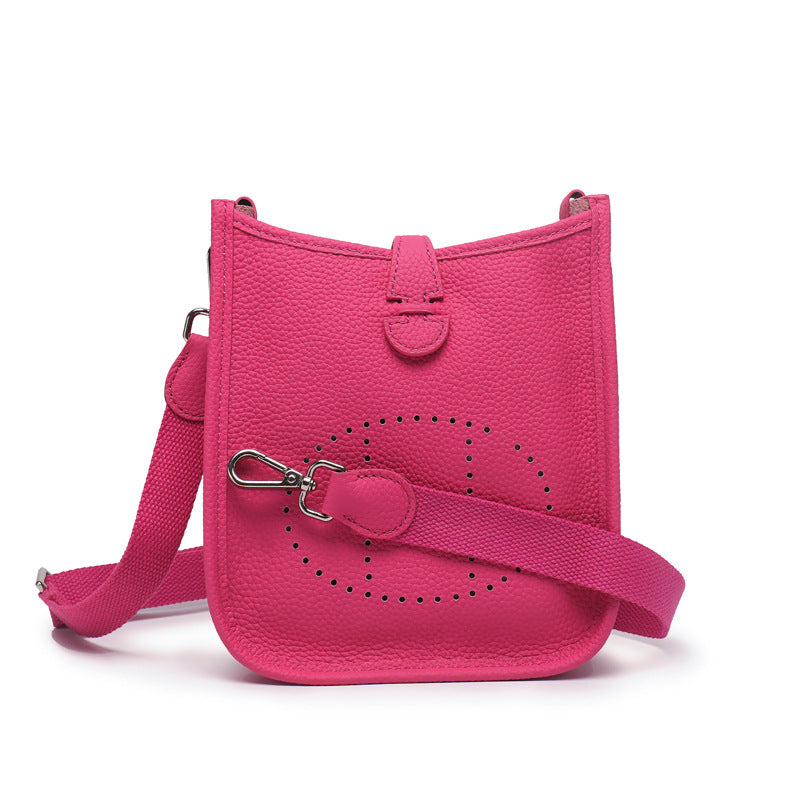 Women's Calfskin Mini Fashion Unique Hollow For Crossbody Bags