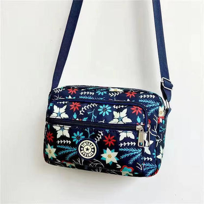 Women's Korean Style Oxford Mummy Flower Cloth Crossbody Bags