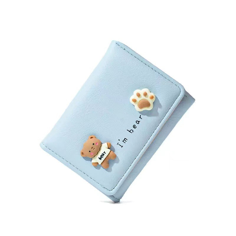 Women's Durable Korean Short Simple Clutch Ladies Wallets