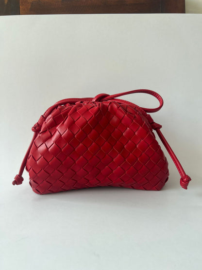 Women's Woven Cloud Retro Simple Dumpling Mini Handbags