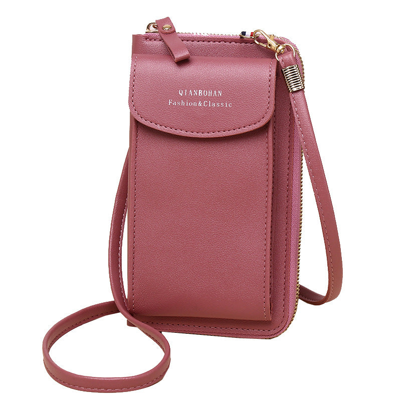 Women's Mobile Large Capacity Solid Color Fashion Phone Bags